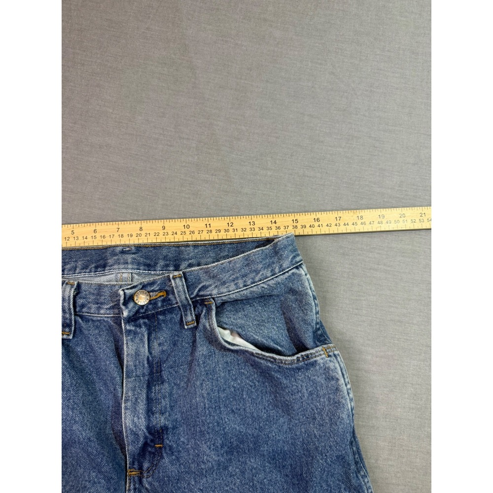 Rustler Straight Leg Jeans Mens 31x30 Blue Excellent Vintage Denim 87619SW - Picture 5 of 7